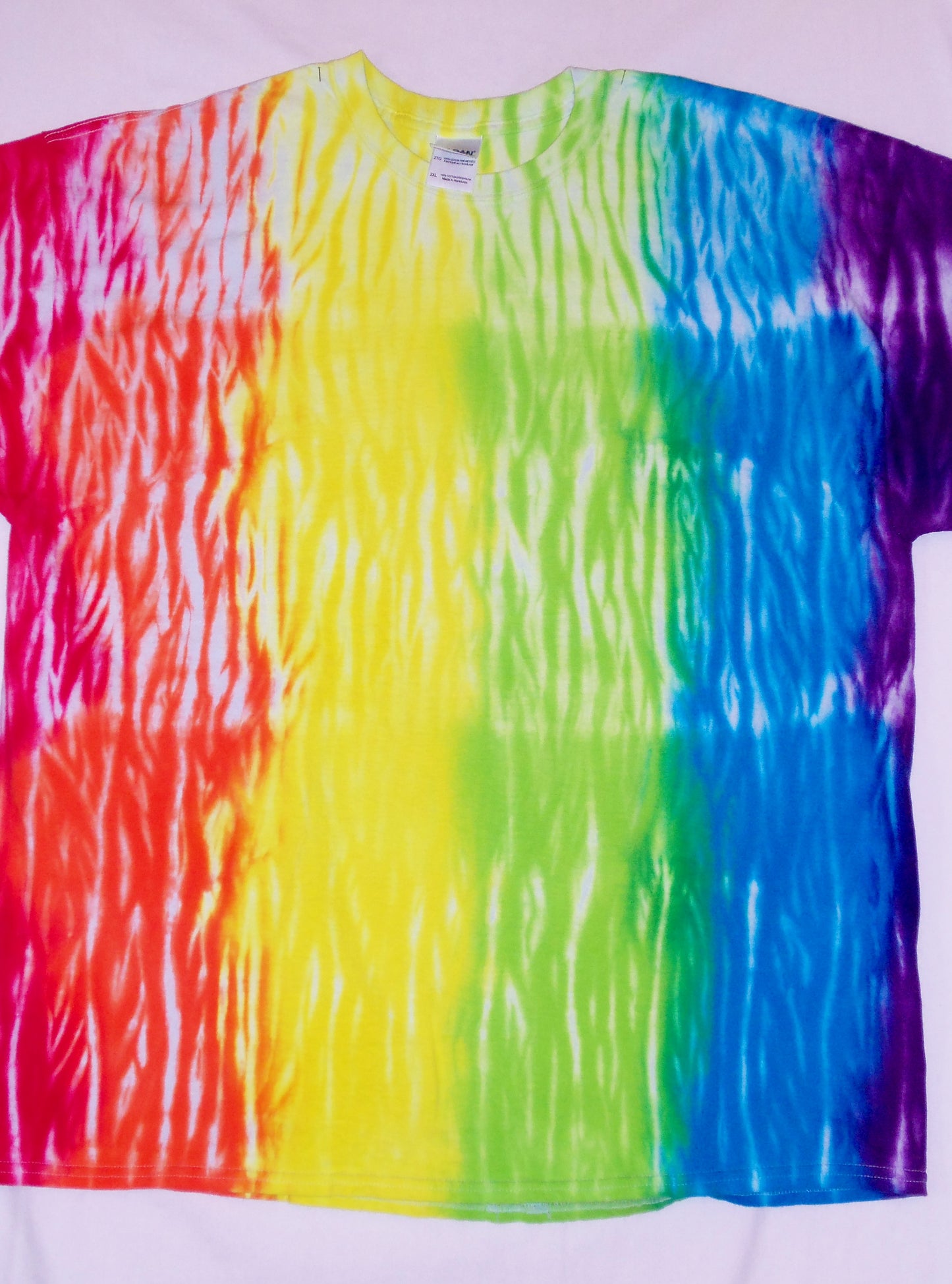 Rainbow vertical shibori