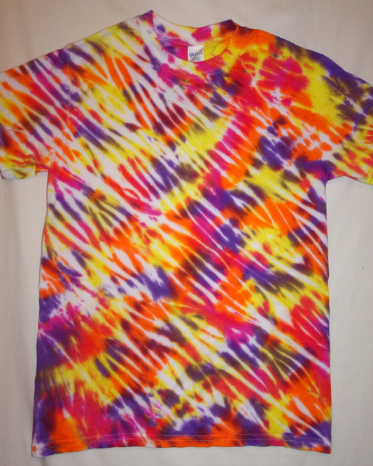 New flame diagonal shibori