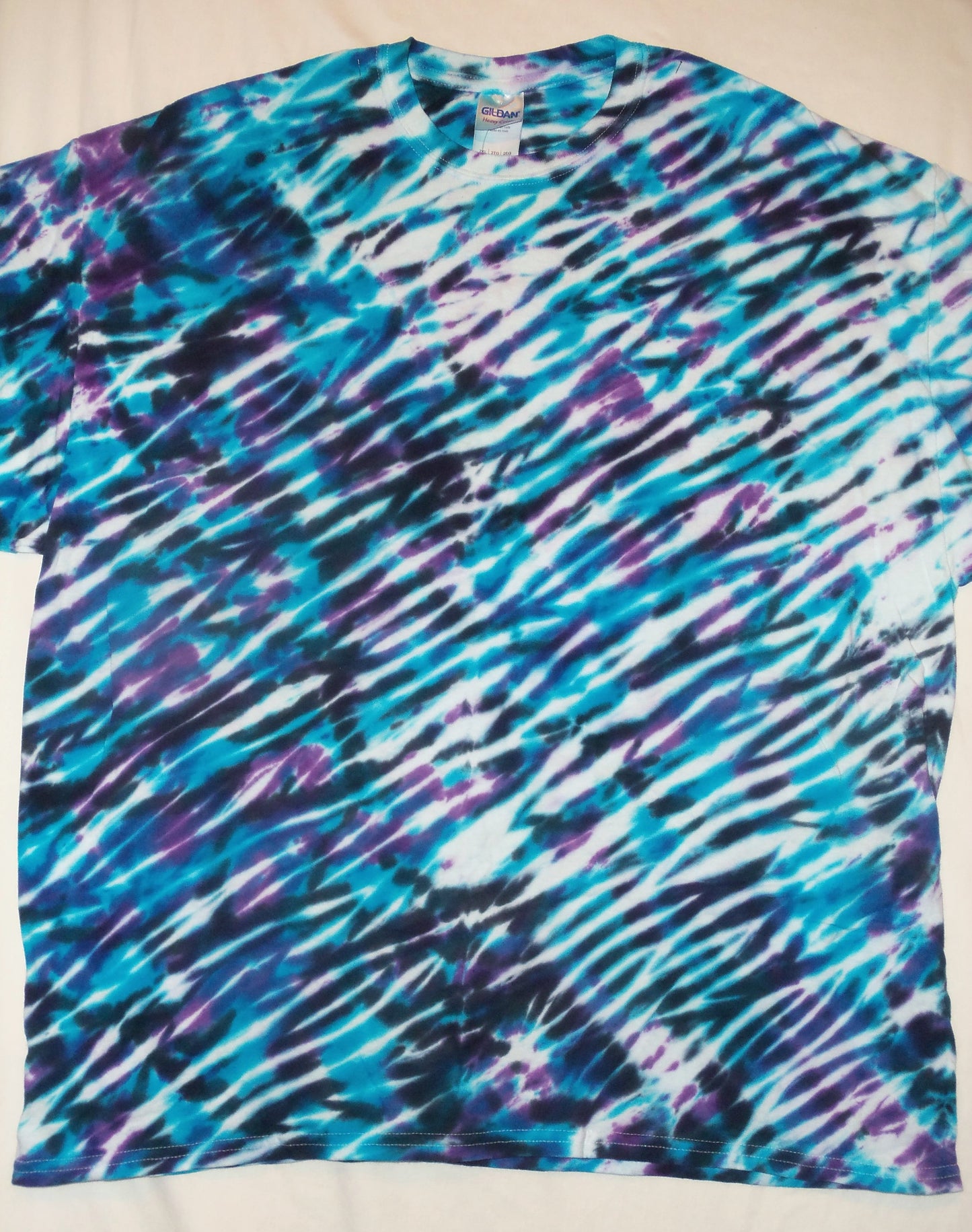 Purple haze diagonal shibori